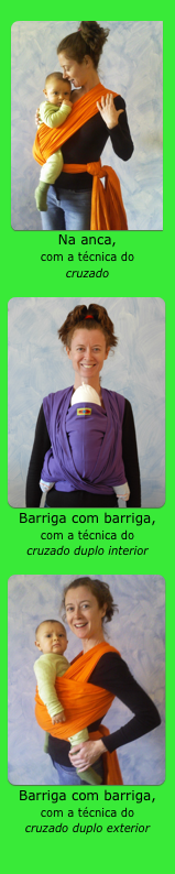 
￼
Na anca,
com a técnica do 
cruzado

￼
Barriga com barriga,
com a técnica do 
cruzado duplo interior

￼
Barriga com barriga,
com a técnica do
cruzado duplo exterior