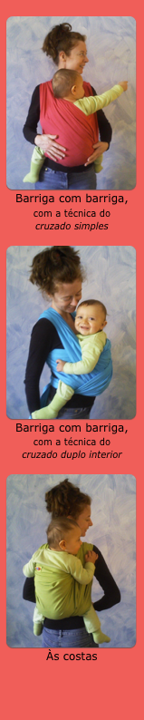 
￼
Barriga com barriga,
com a técnica do 
cruzado simples

￼
Barriga com barriga,
com a técnica do 
cruzado duplo interior

￼
Às costas